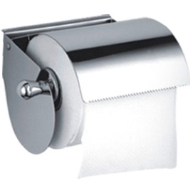 Держатель для туалетной бумаги скоба с крышкой Ledeme L501 хром